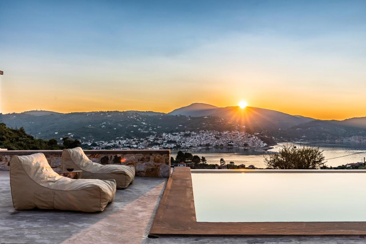 Ninemia Villa In Skopelos Exterior foto